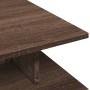 Mesa de centro madera ingeniería marrón roble 102x55x35 cm