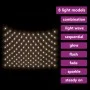 Christmas light net warm white LED 4x4m indoor/outdoor by vidaXL, Hoses and string lights - Ref: Foro24-328782, Price: 55,01 ...