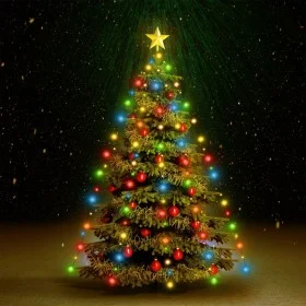 Christmas tree light network 180 colorful LEDs 180 cm by vidaXL, Hoses and string lights - Ref: Foro24-328876, Price: 23,49 €...