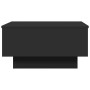 Mesa de centro madera de ingeniería negro 60x45x31 cm en Mesas de centro | Comprar online en Foro24