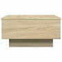 Mesa de centro madera de ingeniería roble Sonoma 60x45x31 cm
