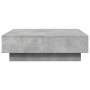 Mesa de centro madera de ingeniería gris hormigón 90x90x28 cm en Mesas de centro | Comprar online en Foro24