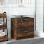 Armario de lavabo madera ingeniería roble ahumado 59x37x59 cm en Muebles de baño | Comprar online en Foro24