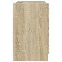 Armario de lavabo madera de ingeniería roble Sonoma 78x37x59 cm
