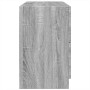 Armario de lavabo madera de ingeniería gris Sonoma 78x37x59 cm
