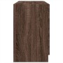 Armario de lavabo madera de ingeniería marrón roble 78x37x59 cm
