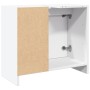 Armario para lavabo madera de ingeniería blanco 63x29x55 cm en Muebles de baño | Comprar online en Foro24