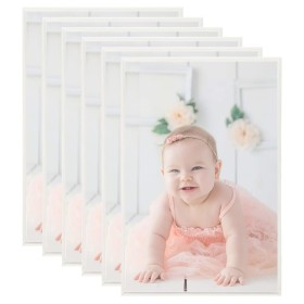 Wall/table collage photo frames 5 pcs silver MDF 70x90cm by vidaXL, Photo frames - Ref: Foro24-332195, Price: 130,43 €, Disco...