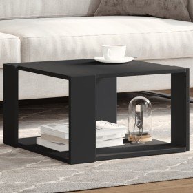 Mesa de centro madera de ingeniería negra 51,5x51,5x30 cm en Mesas de centro | Comprar online en Foro24