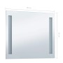 Espejo de pared de baño con LED 60x50 cm