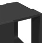 Mesa de centro madera de ingeniería negra 32x32x30 cm
