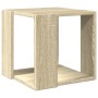 Mesa de centro madera de ingeniería roble Sonoma 32x32x30 cm