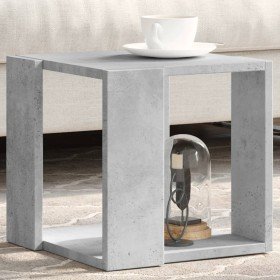Mesa de centro madera de ingeniería gris hormigón 32x32x30 cm en Mesas de centro | Comprar online en Foro24