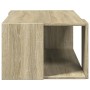 Mesa de centro madera de ingeniería roble Sonoma 89,5x48x30 cm