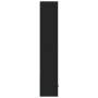 Estantería de madera de ingeniería negra 40x36x189 cm