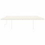 Toldo retráctil manual con luz LED color crema 6x3 m