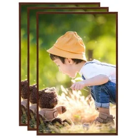 Wall/table collage photo frames 3 pcs bronze MDF 70x90cm by vidaXL, Photo frames - Ref: Foro24-332236, Price: 84,60 €, Discou...