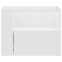Mesitas de noche de pared 2 unidades blanca 45x30x35 cm en Mesitas de noche | Comprar online en Foro24