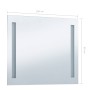 Espejo de pared de baño con LED 100x60 cm