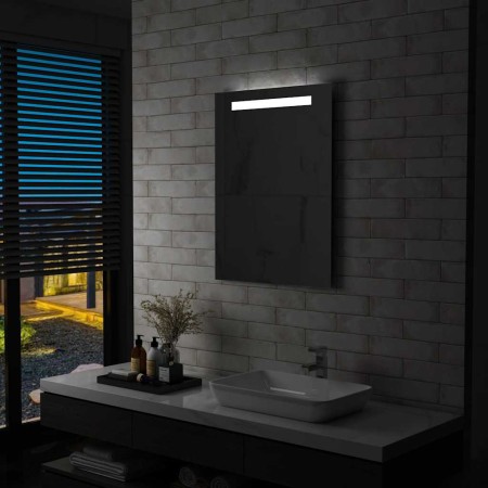 Espejo de pared de baño con LED 60x80 cm