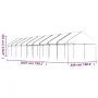 Pavillon mit weißem Polyethylendach 20,07 x 4,08 x 3,22 m von vidaXL, Zelte und Pavillons - Ref: Foro24-3155517, Preis: 739,9...