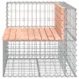 Gabionen-Design-Gartenbank aus Douglasienholz 92x71x65,5 cm von vidaXL, Gartenbänke - Ref: Foro24-834381, Preis: 110,32 €, Ra...