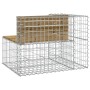 Garden bench with gabions impregnated pine wood 92x71x65.5 cm by vidaXL, garden benches - Ref: Foro24-834382, Price: 112,01 €...