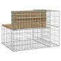 Garden bench with gabions impregnated pine wood 92x71x65.5 cm by vidaXL, garden benches - Ref: Foro24-834382, Price: 119,49 €...