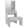 Concrete Gray Plywood LED Vanity Set by vidaXL, Bedroom Dressers - Ref: Foro24-3114134, Price: 109,92 €, Discount: %