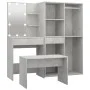 Concrete Gray Plywood LED Vanity Set by vidaXL, Bedroom furniture sets - Ref: Foro24-3114102, Price: 209,29 €, Discount: %
