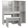 Concrete Gray Plywood LED Vanity Set by vidaXL, Bedroom furniture sets - Ref: Foro24-3114102, Price: 209,29 €, Discount: %