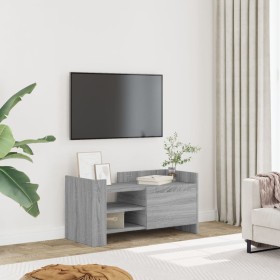 Mueble de TV madera de ingeniería gris Sonoma 80x35x40 cm