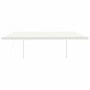Toldo automático con LED sensor de viento crema 6x3 m