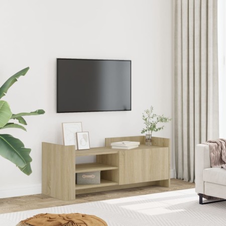 Mueble para TV madera contrachapada color roble 100x35x40 cm en Muebles TV | Comprar online en Foro24
