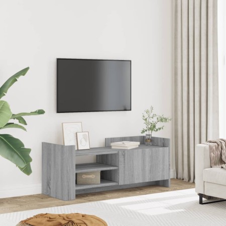 Mueble de TV madera contrachapada gris Sonoma 100x35x40 cm en Muebles TV | Comprar online en Foro24