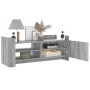 Mueble de TV madera contrachapada gris Sonoma 100x35x40 cm en Muebles TV | Comprar online en Foro24
