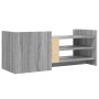 Mueble de TV madera contrachapada gris Sonoma 100x35x40 cm en Muebles TV | Comprar online en Foro24