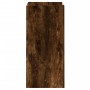 Aparador de madera de ingeniería roble ahumado 45x35x75 cm