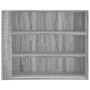 Armario de pared madera de ingeniería gris Sonoma 75x35x60 cm