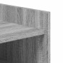 Mueble zapatero madera de ingeniería gris Sonoma 52x37,5x100 cm