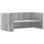 Estante de pared madera ingeniería gris Sonoma 70,5x35x30,5 cm en Estantes y estanterías | Comprar online en Foro24