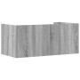 Estante de pared madera ingeniería gris Sonoma 70,5x35x30,5 cm en Estantes y estanterías | Comprar online en Foro24