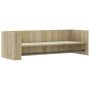 Estante de pared madera ingeniería roble Sonoma 100x35x30,5 cm en Estantes y estanterías | Comprar online en Foro24
