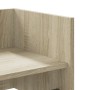Estante de pared madera ingeniería roble Sonoma 100x35x30,5 cm en Estantes y estanterías | Comprar online en Foro24