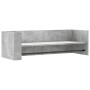Estante de pared madera ingeniería gris hormigón 100x35x30,5 cm en Estantes y estanterías | Comprar online en Foro24