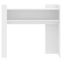 Mesa consola de madera de ingeniería blanca 100x35x90 cm en Mesas auxiliares | Comprar online en Foro24