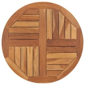 Runde Tischplatte aus massivem Teakholz 2,5 cm 70 cm von vidaXL, Tischplatten - Ref: Foro24-48985, Preis: 95,11 €, Rabatt: %