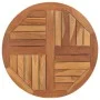 Runde Tischplatte aus massivem Teakholz 2,5 cm 70 cm von vidaXL, Tischplatten - Ref: Foro24-48985, Preis: 95,11 €, Rabatt: %