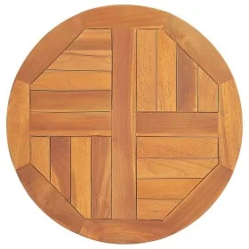 Superficie de mesa redonda madera maciza de teca 2,5 cm 50 cm de vidaXL, Tableros para mesas - Ref: Foro24-316154, Precio: 51...