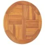 Runde Tischplatte aus massivem Teakholz 2,5 cm 50 cm von vidaXL, Tischplatten - Ref: Foro24-316154, Preis: 51,35 €, Rabatt: %